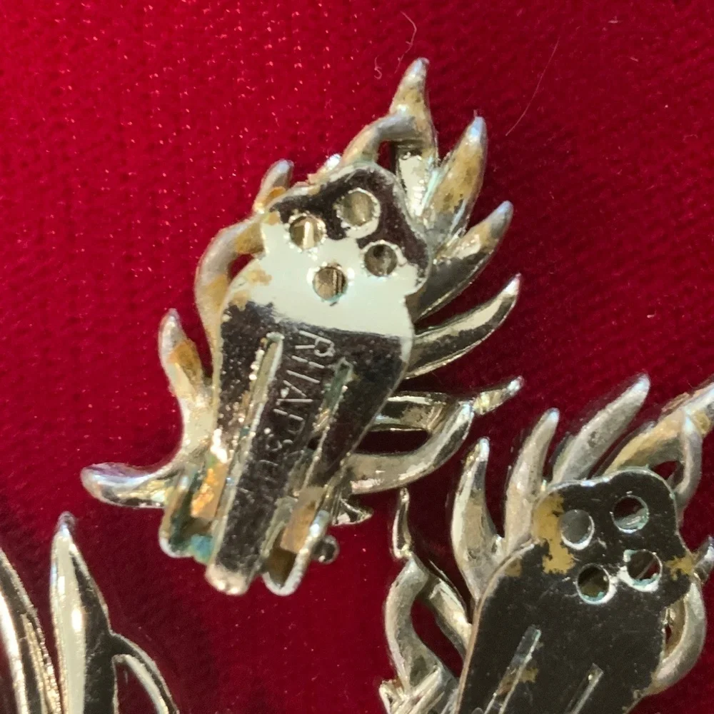 Vintage Rhapsody Brooch and Earrings